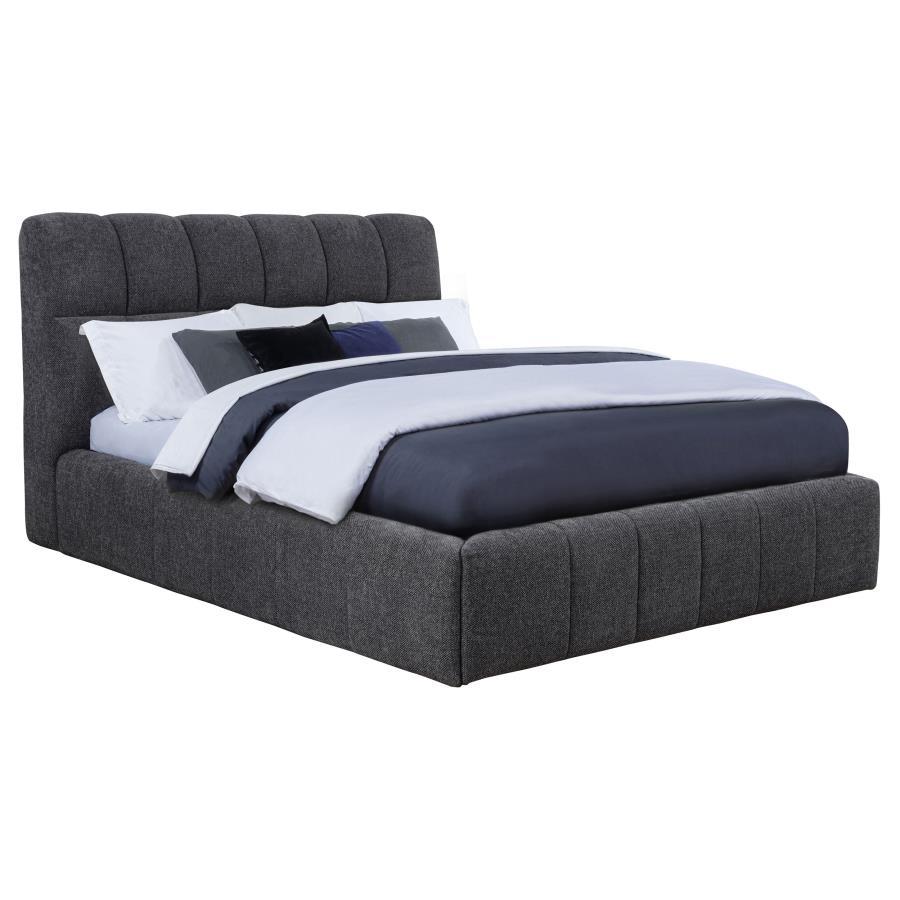 Nollet - Upholstered Platform Bed Upholstered Beds by Coaster Fine Furniture - Walls Furniture & Mattress