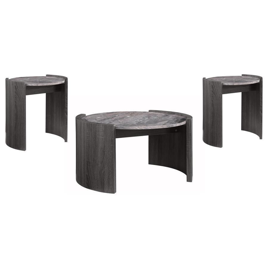 Gladstone - Coffee Table Set Table Sets by Coaster Fine Furniture - Walls Furniture & Mattress