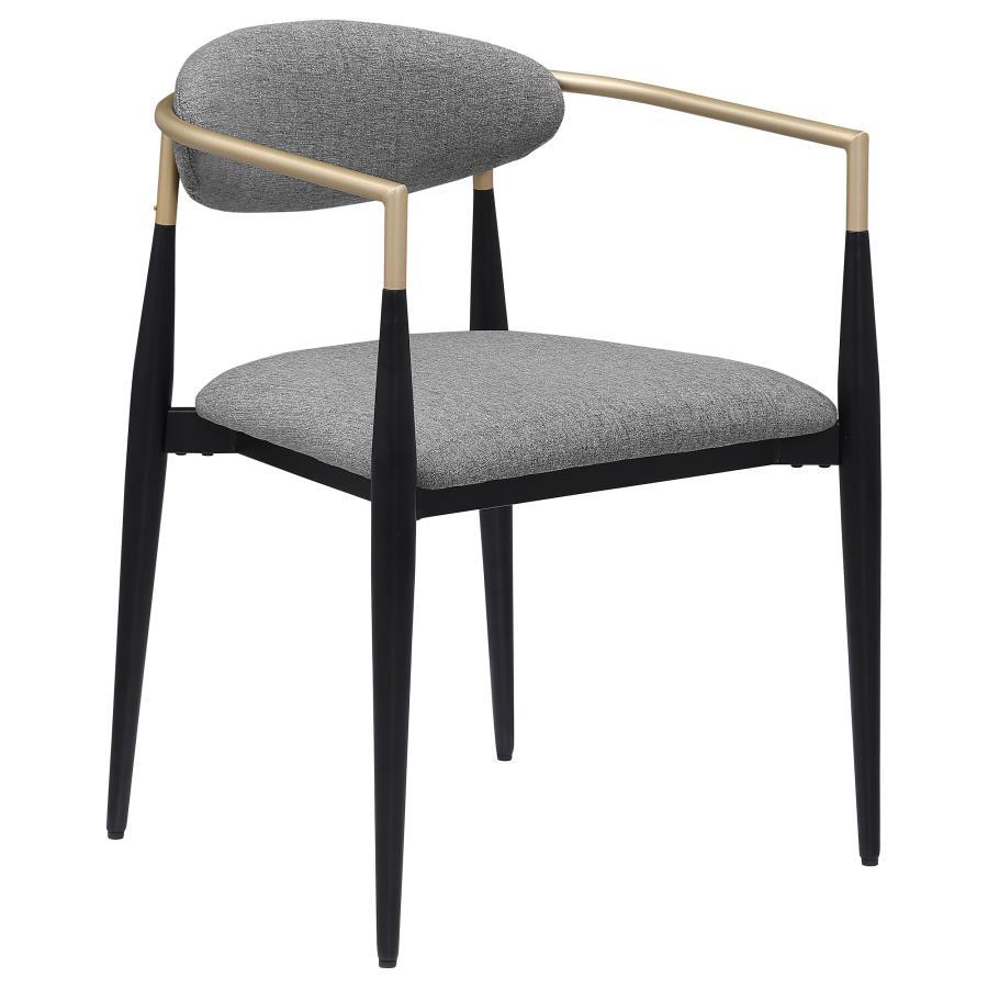 Alexis - Fabric Upholstered Dining Arm Chair (Set of 2) Chair Sets by Coaster Fine Furniture - Walls Furniture & Mattress