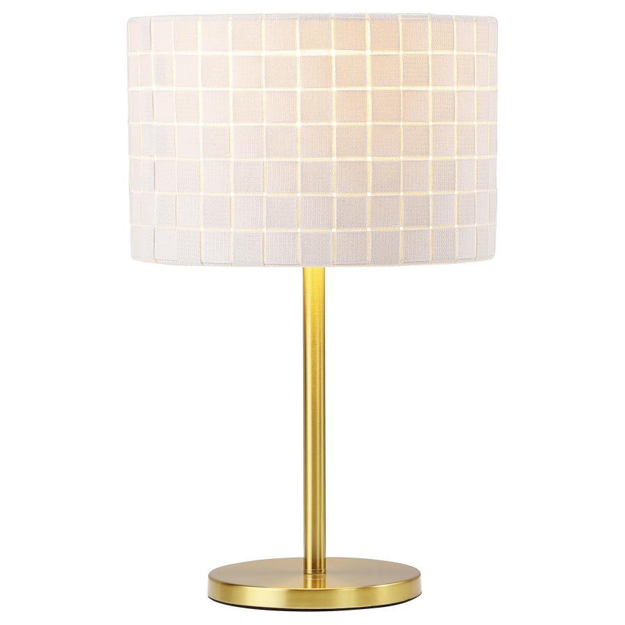 Ramiro - Drum Shade Metal Lamp Table Lamps by Coaster Fine Furniture - Walls Furniture & Mattress