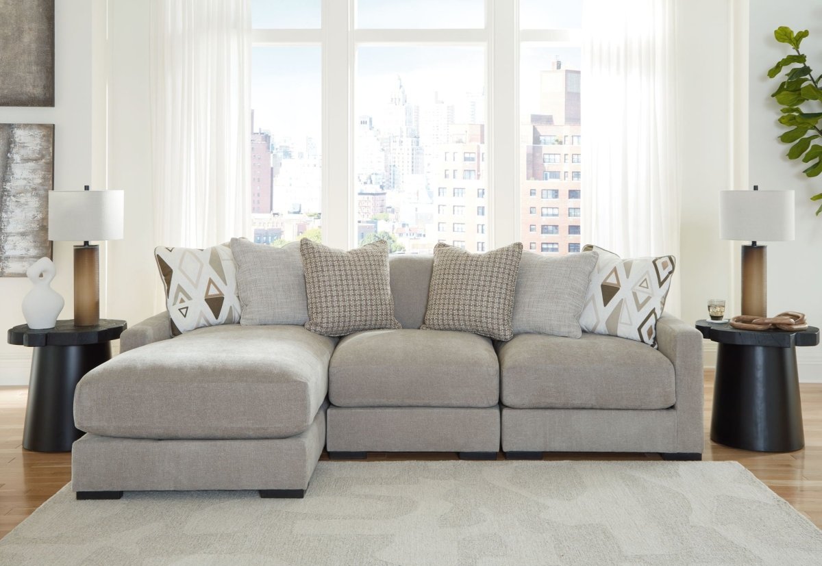Aslan Court - Sectional Stationary Sectionals by Benchcraft® - Walls Furniture & Mattress