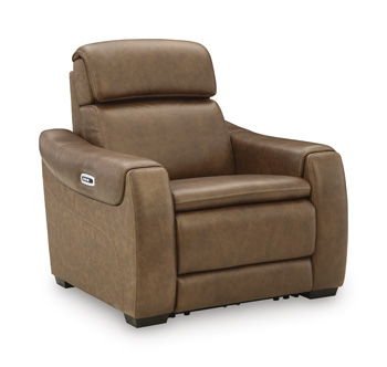 Mod Media - Power Recliner With Adjustable Headrest - Saddle Reclining Chairs by Signature Design by Ashley® - Walls Furniture & Mattress