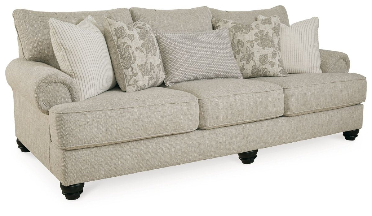Asanti - Sofa - Fog Stationary Sofas by Benchcraft® - Walls Furniture & Mattress