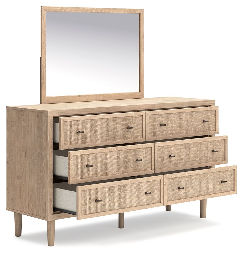 Cielden - Dresser And Mirror - Two - Tone Dresser & Mirror by Signature Design by Ashley® - Walls Furniture & Mattress