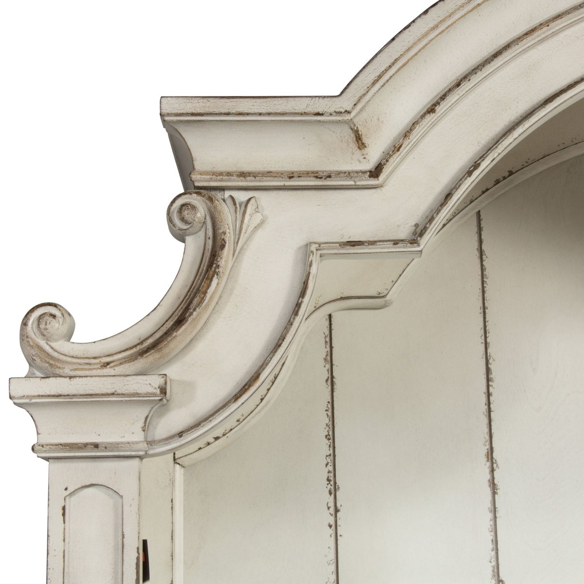 Magnolia Manor - Credenza Hutch - White Hutches by Liberty Furniture - Walls Furniture & Mattress