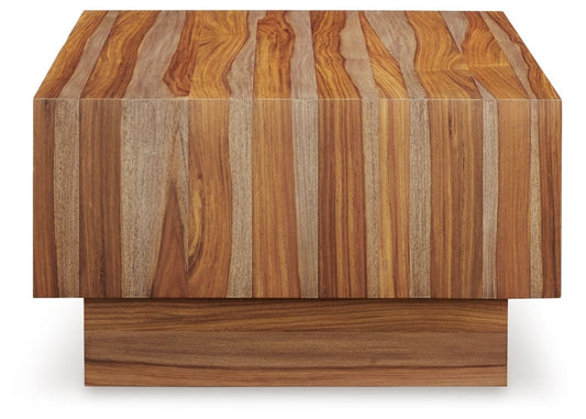 Dressonni - Rectangular Cocktail Table - Brown Cocktail Tables by Signature Design by Ashley® - Walls Furniture & Mattress