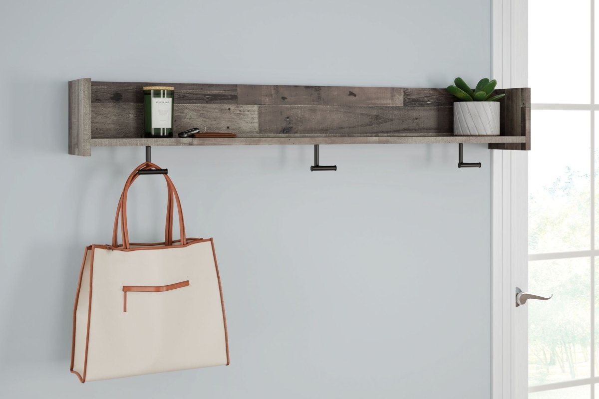 Neilsville - Wall Mounted Coat Rack Wall Mounted Coat Racks by Signature Design by Ashley® - Walls Furniture & Mattress