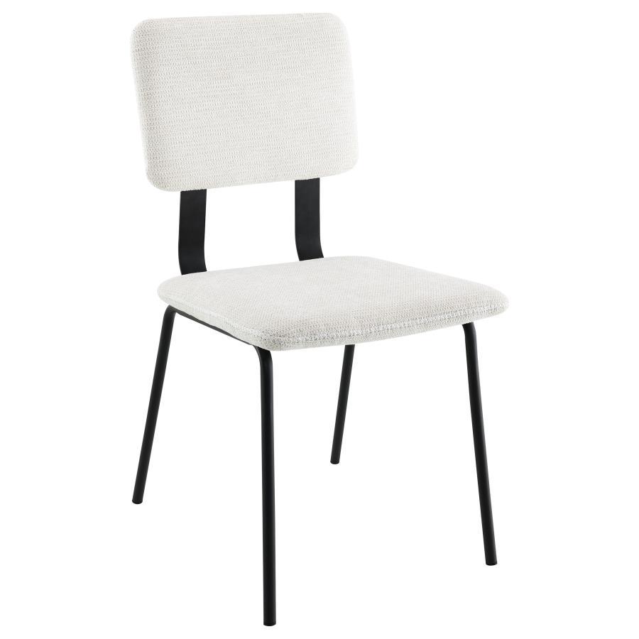 Calla - Fabric Upholstered Dining Side Chair (Set of 2) Chair Sets by Coaster Fine Furniture - Walls Furniture & Mattress
