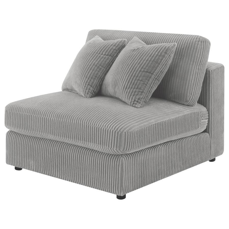 Blaine - Upholstered Armless Chair Armless Chairs by Coaster Fine Furniture - Walls Furniture & Mattress