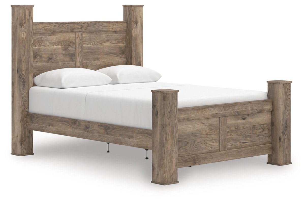 Rusticott - Poster Bed Poster Beds by Signature Design by Ashley® - Walls Furniture & Mattress