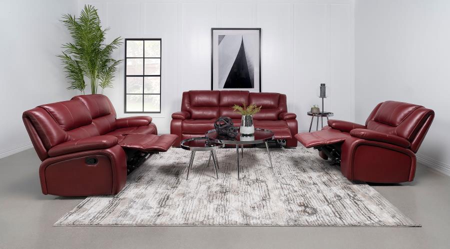 Camila - Upholstered Reclining Sofa Set Reclining Sofas & Loveseats by Coaster Fine Furniture - Walls Furniture & Mattress