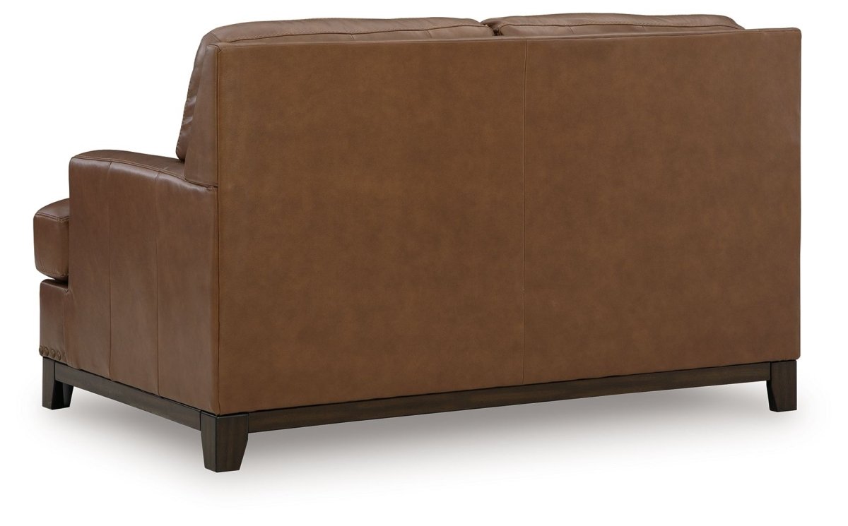 Saonara - Loveseat - Amber Stationary Loveseats by Signature Design by Ashley® - Walls Furniture & Mattress