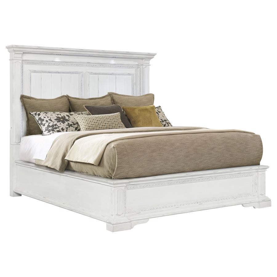 Mckinney - LED Light Panel Bed Panel Beds by Coaster Fine Furniture - Walls Furniture & Mattress