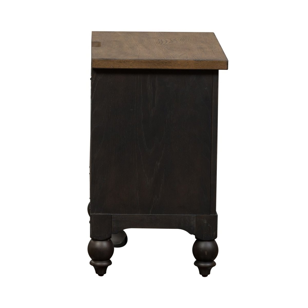 Americana Farmhouse - 2 Drawer Night Stand With Charging Station Nightstands w/ Charging Stations by Liberty Furniture - Walls Furniture & Mattress