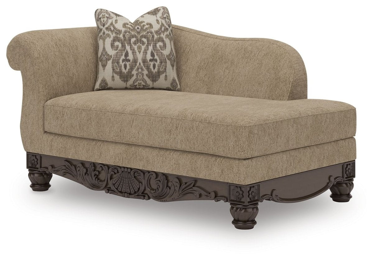 Chelsworth - RAF Corner Chaise - Golden Chaises by Signature Design by Ashley® - Walls Furniture & Mattress