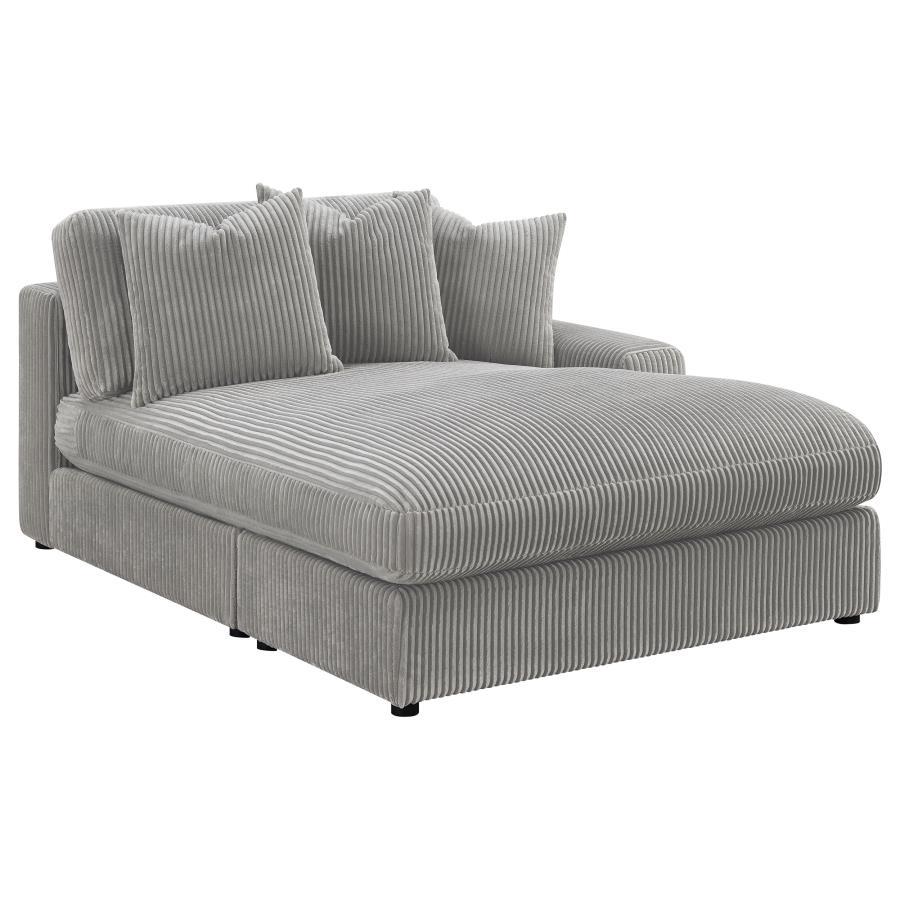 Blaine - Upholstered Reversible Chaise Sectional Sofa Stationary Sectionals by Coaster Fine Furniture - Walls Furniture & Mattress