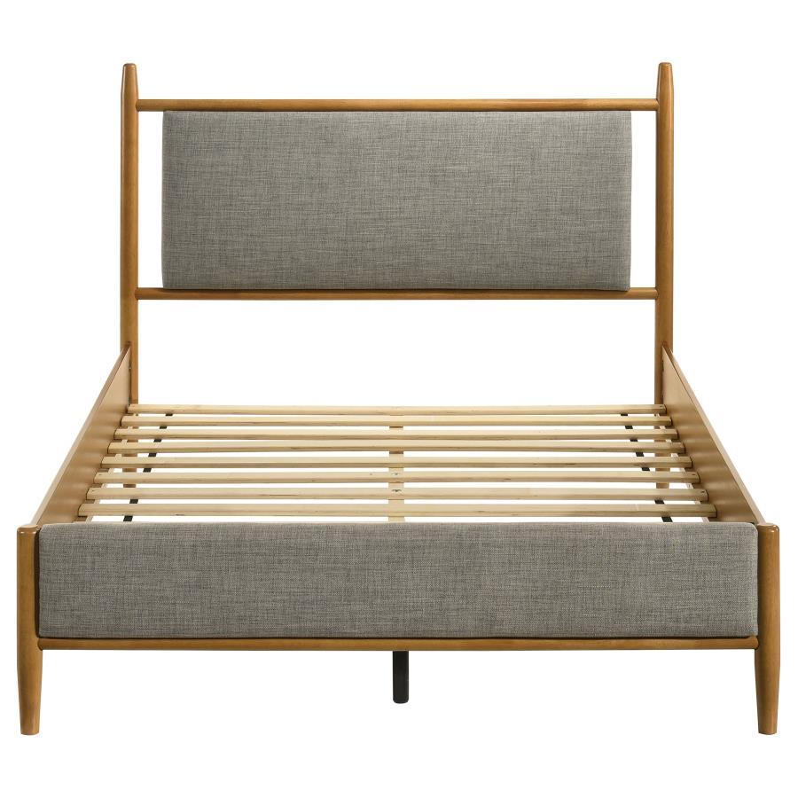 Mason - Panel Platform Bed Upholstered Beds by Coaster Fine Furniture - Walls Furniture & Mattress