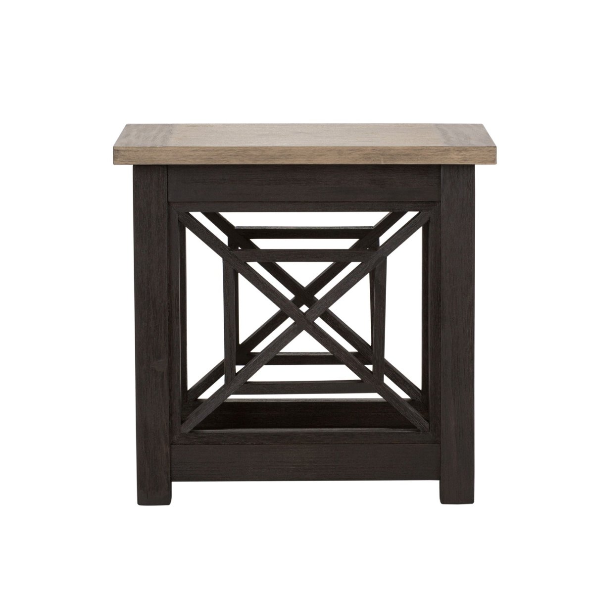 Heatherbrook - Chair Side Table - Black Chair Side Tables by Liberty Furniture - Walls Furniture & Mattress