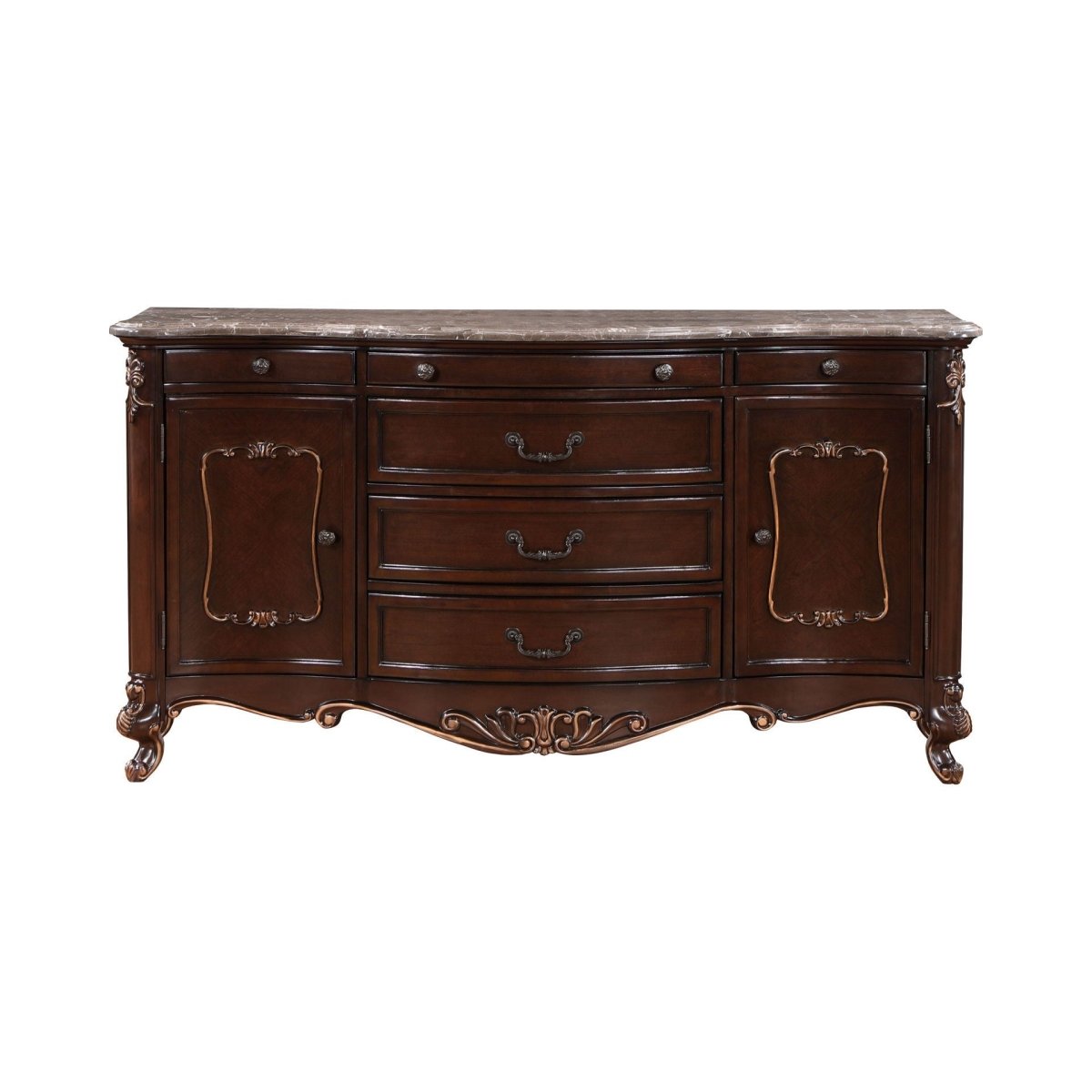 Constantine - Server - Cherry Servers by New Classic - Walls Furniture & Mattress