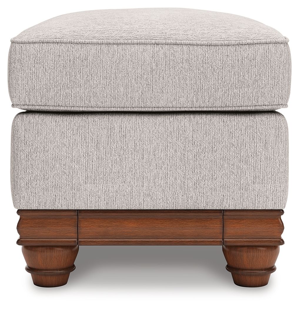 Clearbrooke - Sandstone - Ottoman Upholstered Ottomans by Signature Design by Ashley® - Walls Furniture & Mattress