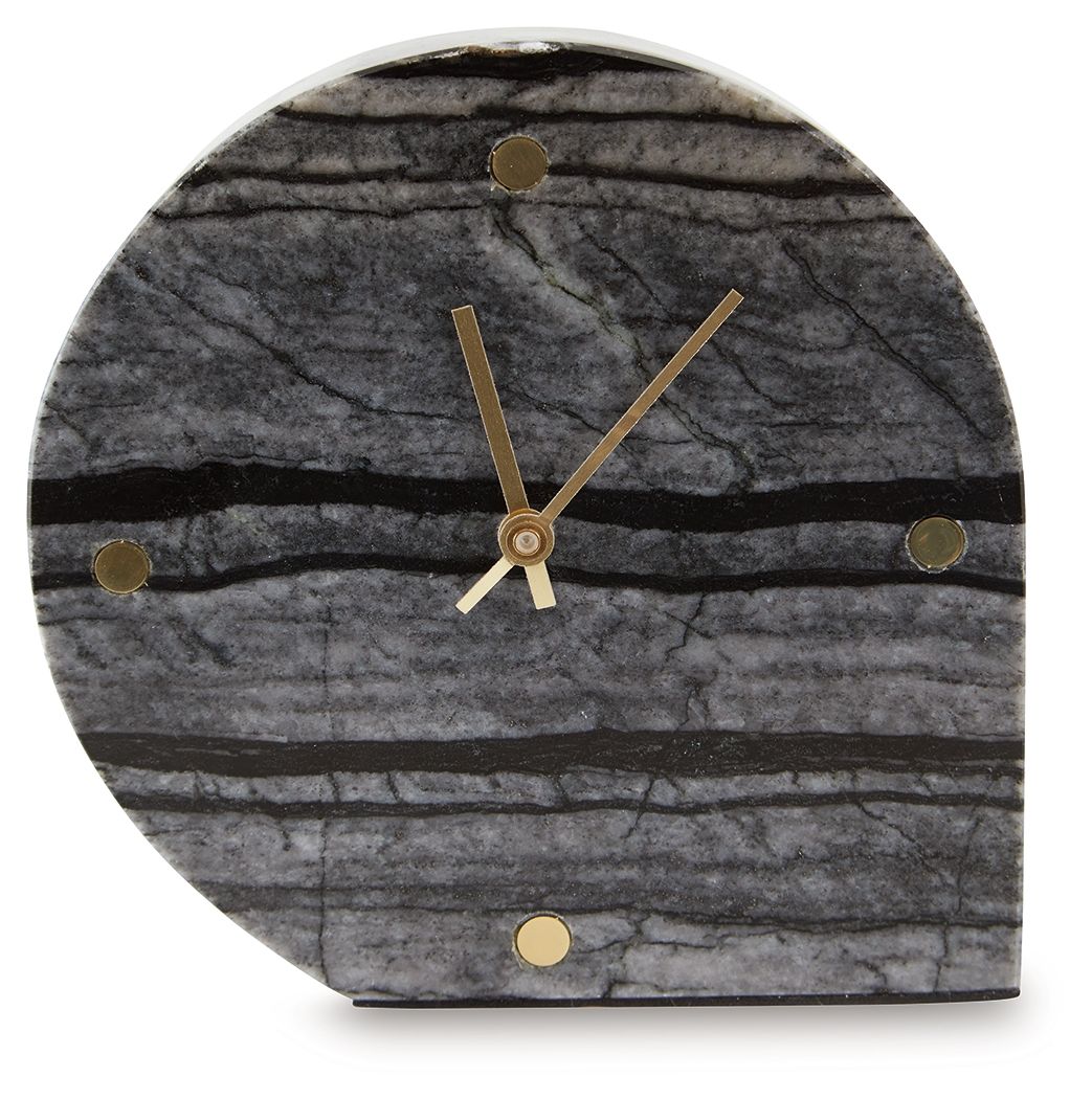Janmour - Table Clock Tabletop Clocks by Signature Design by Ashley® - Walls Furniture & Mattress