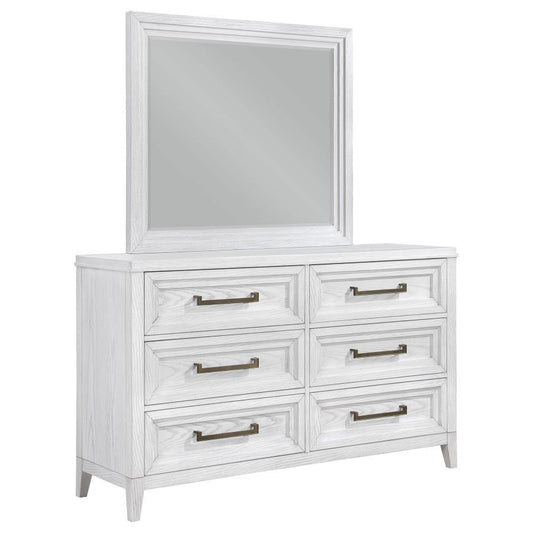 Marielle - 6 - Drawer Bedroom Dresser Dressers by CoasterEveryday - Walls Furniture & Mattress