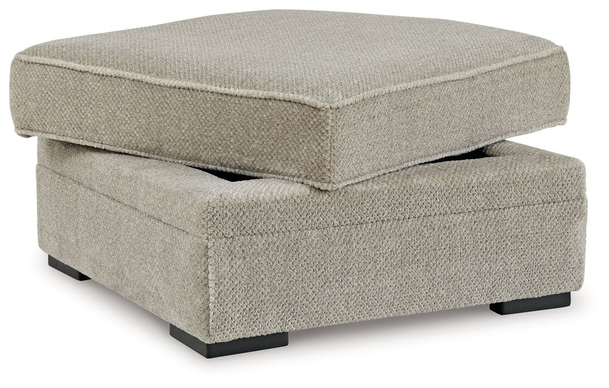 Calnita - Ottoman With Storage - Sisal Storage Ottomans by Benchcraft® - Walls Furniture & Mattress