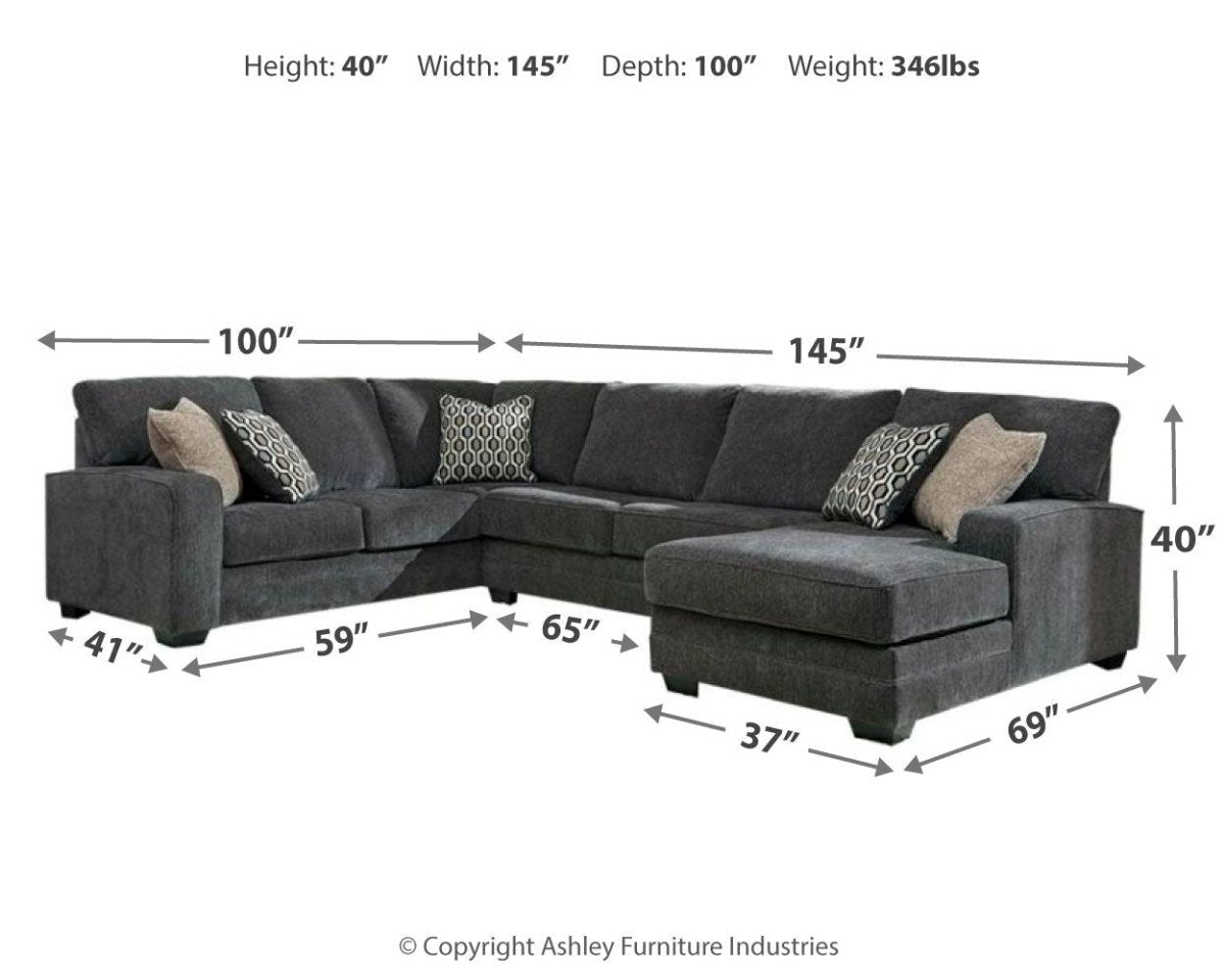 Tracling - Sectional Stationary Sectionals by Benchcraft® - Walls Furniture & Mattress
