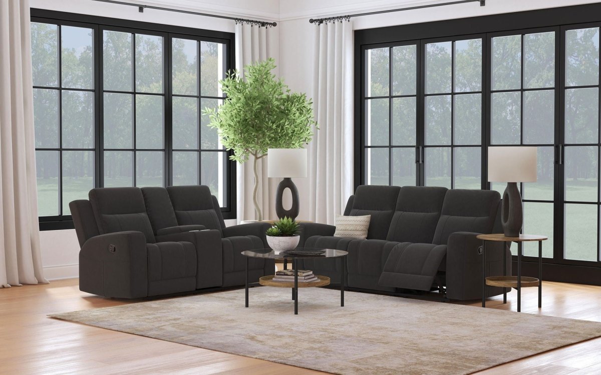 Brentwood - Upholstered Reclining Sofa Set Reclining Sofas & Loveseats by Coaster Fine Furniture - Walls Furniture & Mattress