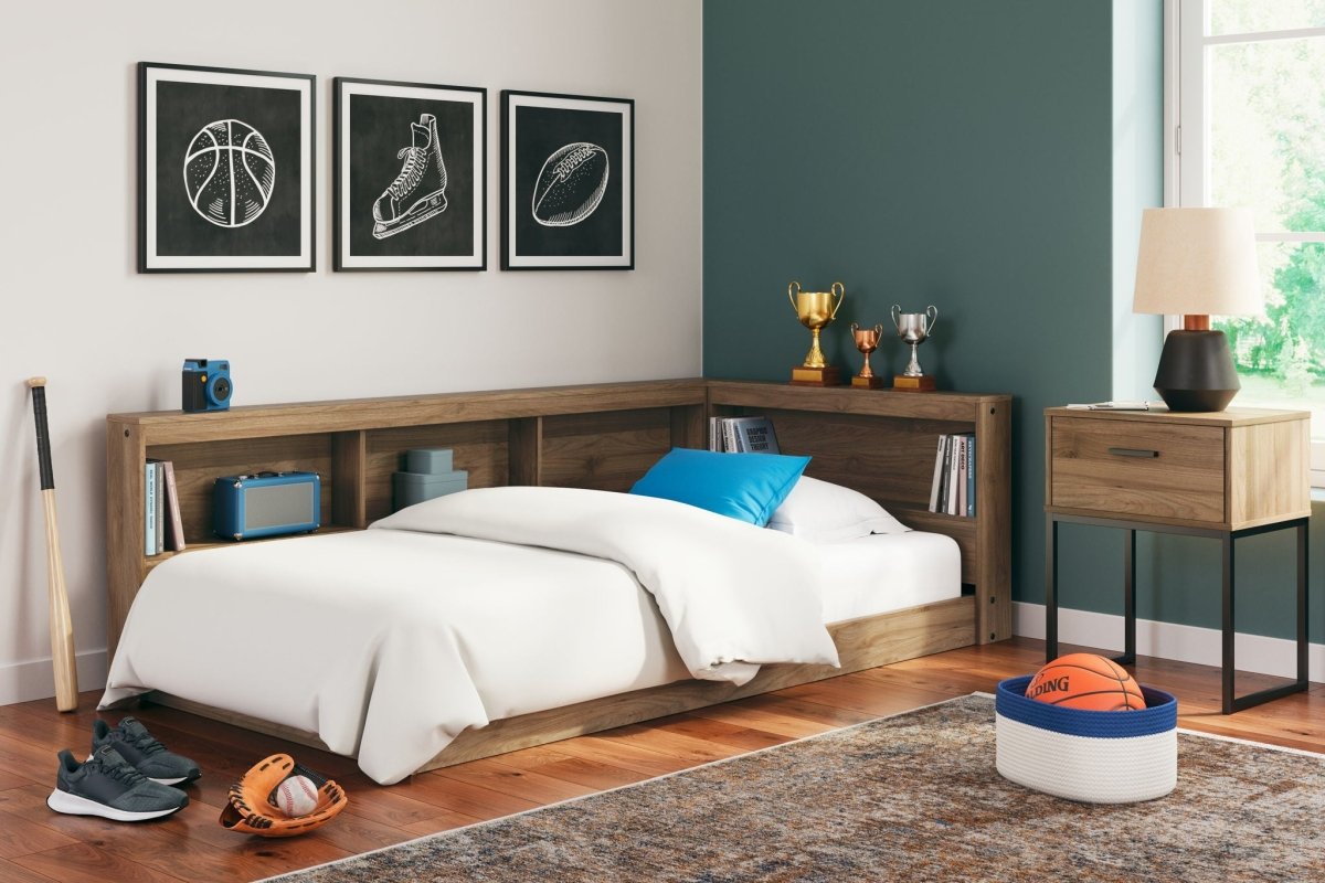 Deanlow - Bookcase Storage Bed Storage Beds by Signature Design by Ashley® - Walls Furniture & Mattress