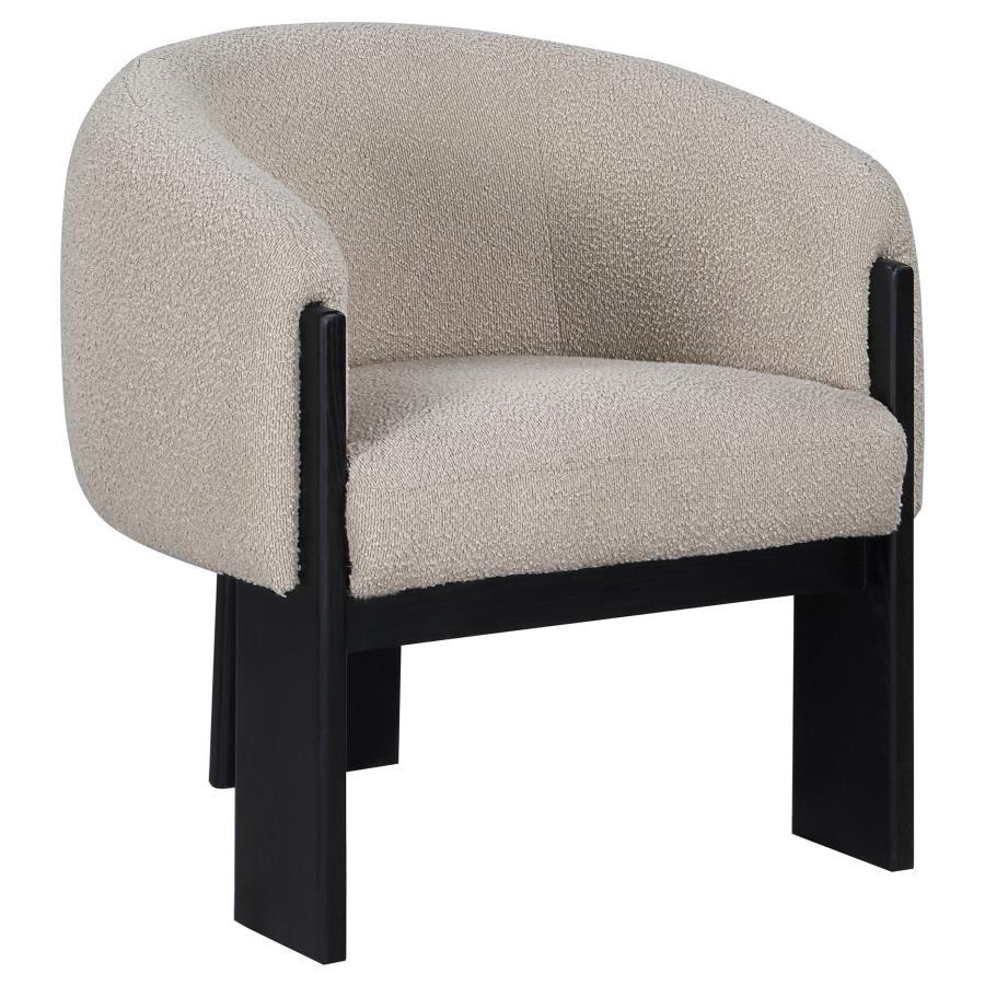 Valdez - Boucle Upholstered Barrel Back Accent Chair Accent Chairs by CoasterEveryday - Walls Furniture & Mattress