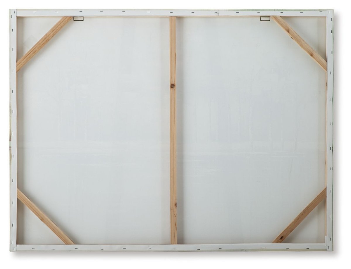 Garlenridge - Wall Art - Green / Tan / White Canvas Art by Signature Design by Ashley® - Walls Furniture & Mattress