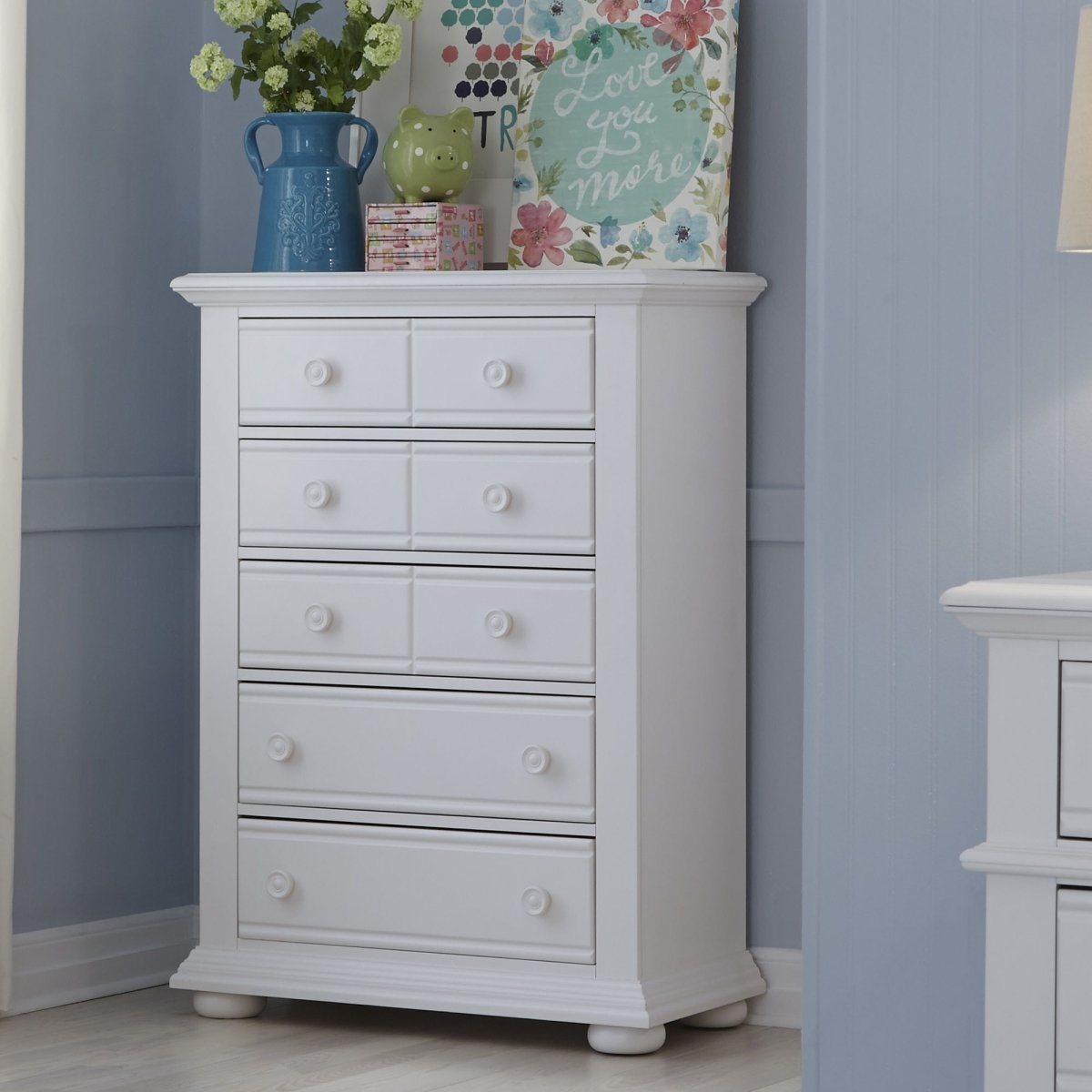 Summer House - 5 Drawer Chest Accent Chests by Liberty Furniture - Walls Furniture & Mattress