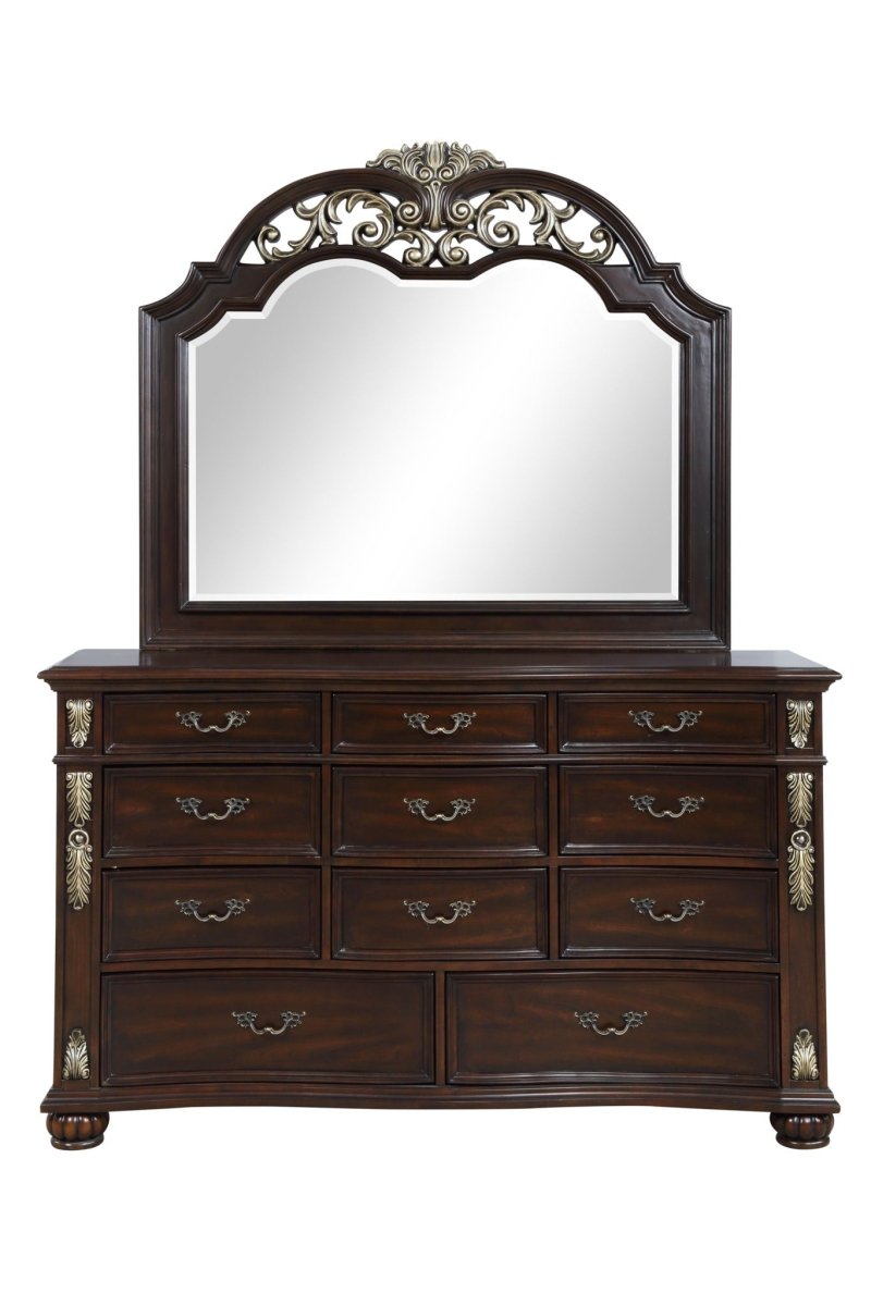 Maximus - Dresser Dresser & Mirror by New Classic - Walls Furniture & Mattress