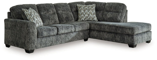Lonoke - Sectional Stationary Sectionals by Signature Design by Ashley® - Walls Furniture & Mattress