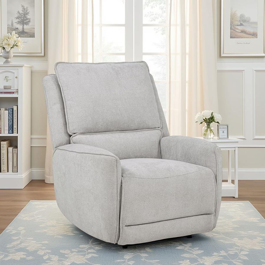 Sylmar - Chenille Upholstered Power Recliner Reclining Chairs by Coaster Fine Furniture - Walls Furniture & Mattress