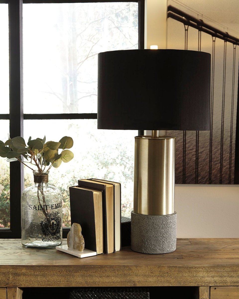 Jacek - Metal Table Lamp Table Lamps by Signature Design by Ashley® - Walls Furniture & Mattress