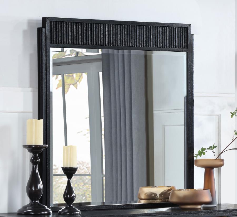 Brookmead - Dresser Mirror - Black Bedroom Mirrors by Coaster Fine Furniture - Walls Furniture & Mattress