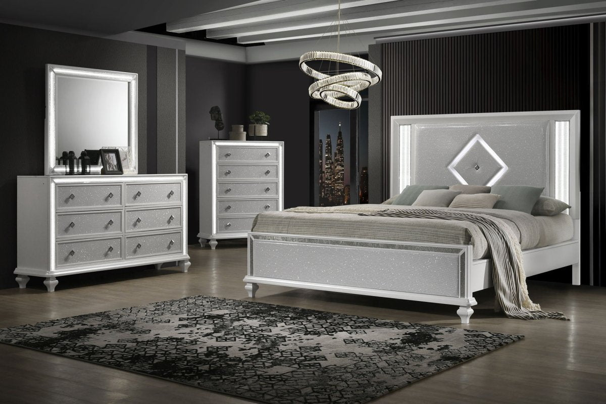 Stardust - Bedroom Set 4 Piece Bedroom Sets by New Classic - Walls Furniture & Mattress