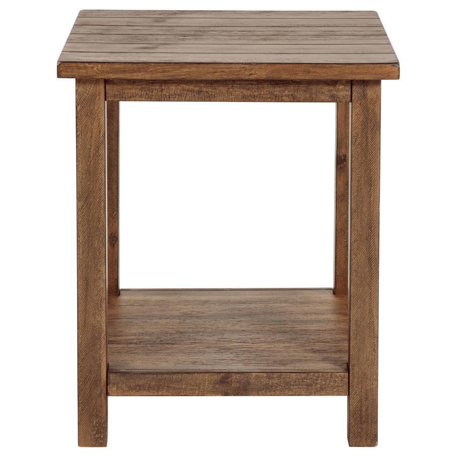 Payne - Wood End Table with Shelf End Tables by Coaster Fine Furniture - Walls Furniture & Mattress