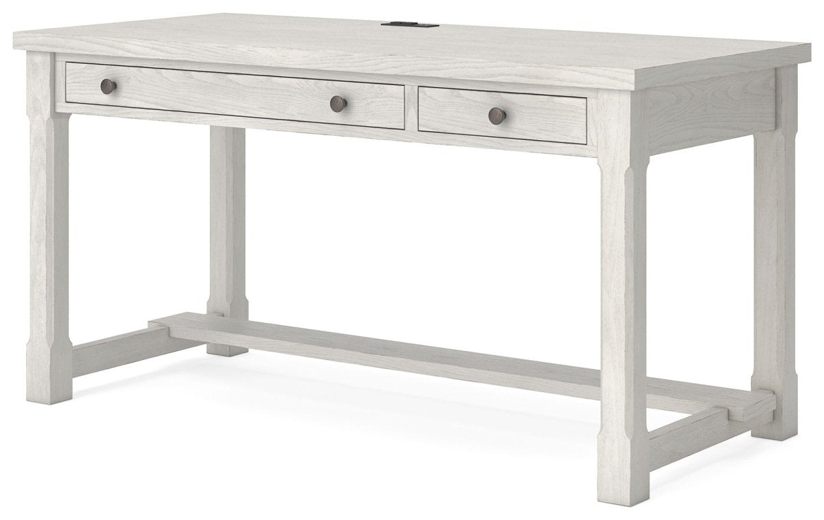 Robbinsdale - Home Office Desk - Antique White Writing Desks by Signature Design by Ashley® - Walls Furniture & Mattress