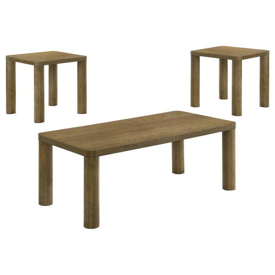 Castlewood - Cocktail Coffee Table Set Table Sets by Coaster Fine Furniture - Walls Furniture & Mattress