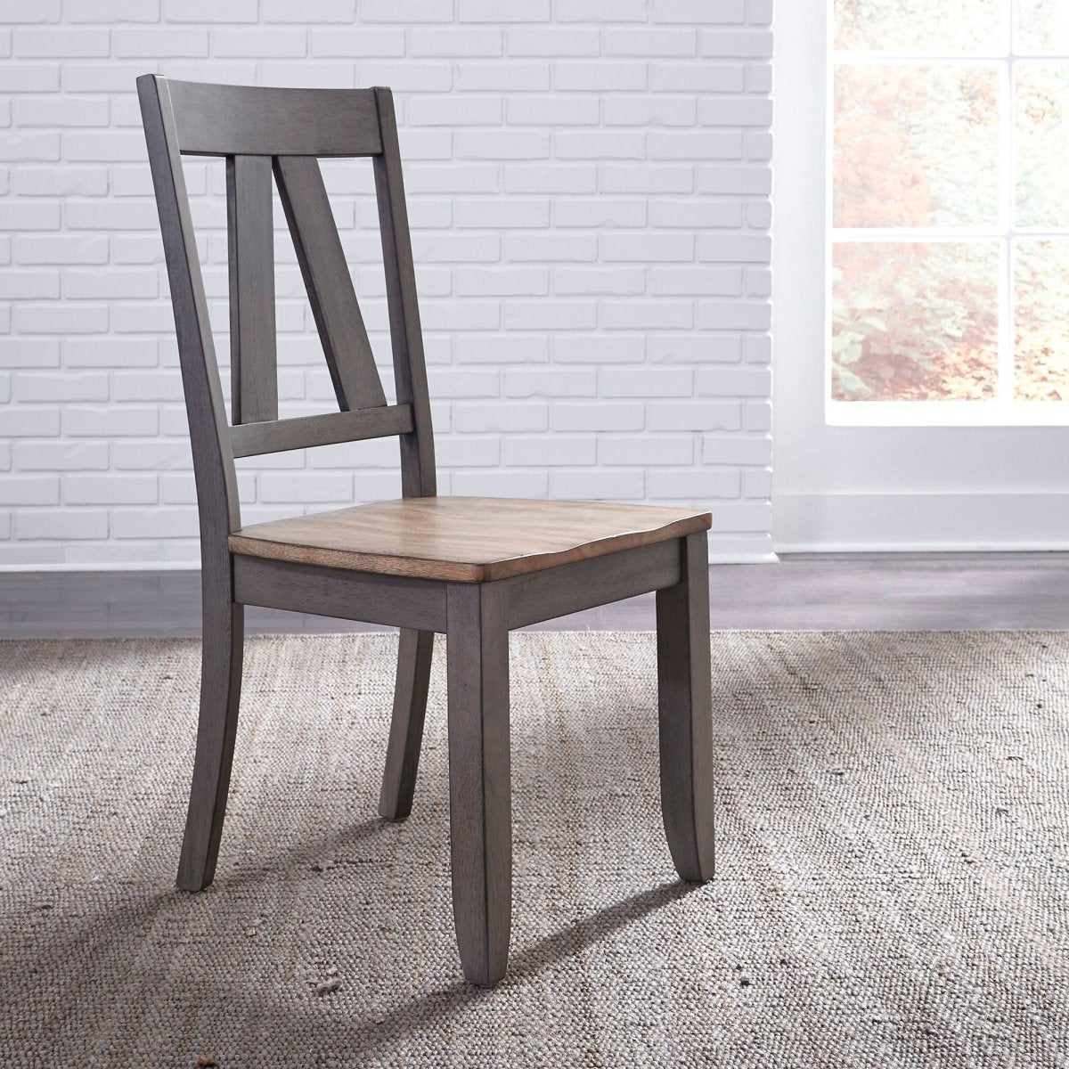 Lindsey Farm - Splat Back Side Chair (RTA) Side Chairs by Liberty Furniture - Walls Furniture & Mattress