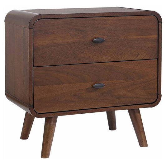 Robyn - 2 - Drawer Nightstand Nightstands w/ Charging Stations by CoasterEssence - Walls Furniture & Mattress