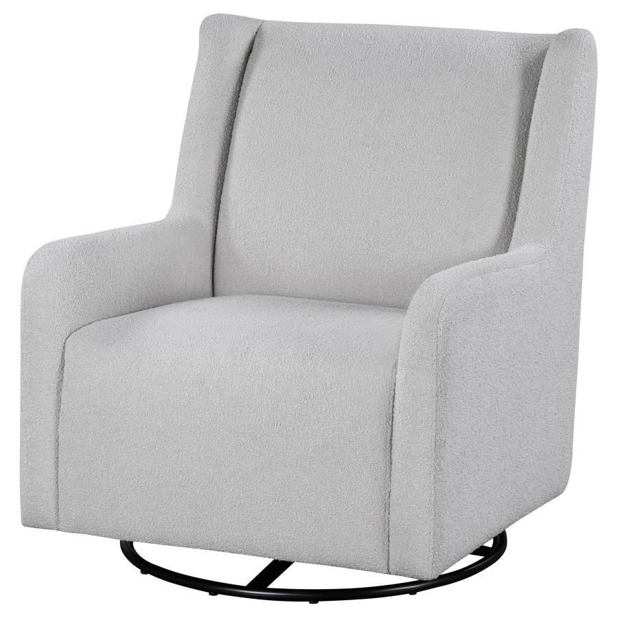 Serra - Boucle Upholstered Swivel Glider Recliner Swivel Glider Chairs by Coaster Fine Furniture - Walls Furniture & Mattress