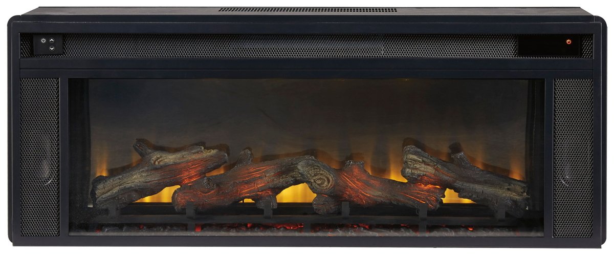 Entertainment Accessories - Fireplace Insert - Rectangular - Black Fireplace Inserts by Signature Design by Ashley® - Walls Furniture & Mattress