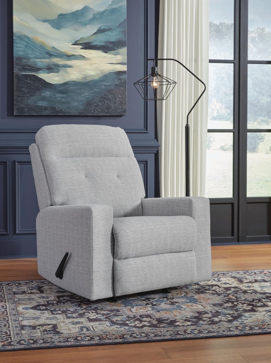 Skillins - Rocker Recliner - Stone Rocker Chairs by Signature Design by Ashley® - Walls Furniture & Mattress