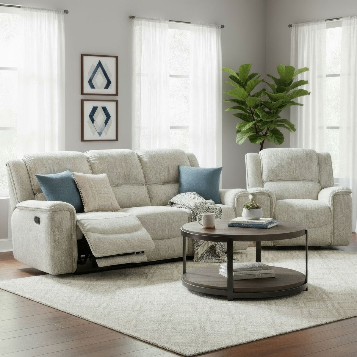 Clayton - Living Room Sofa Set Reclining Sofas & Loveseats by Liberty Furniture - Walls Furniture & Mattress