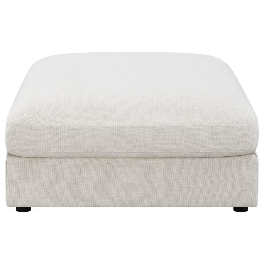 Serene - Square Upholstered Ottoman Upholstered Ottomans by CoasterEssence - Walls Furniture & Mattress
