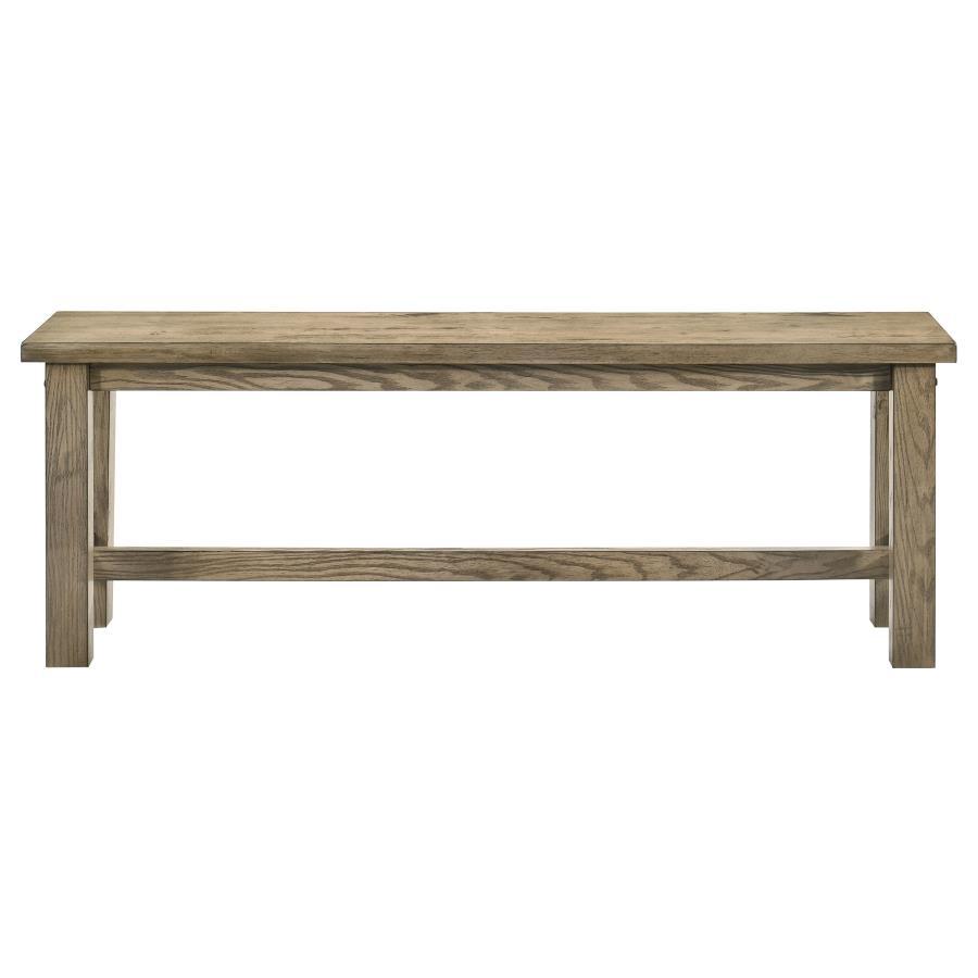 Cardova - 51" Solid Wood Dining Bench - Vineyard Oak Dining Benches by Coaster Fine Furniture - Walls Furniture & Mattress